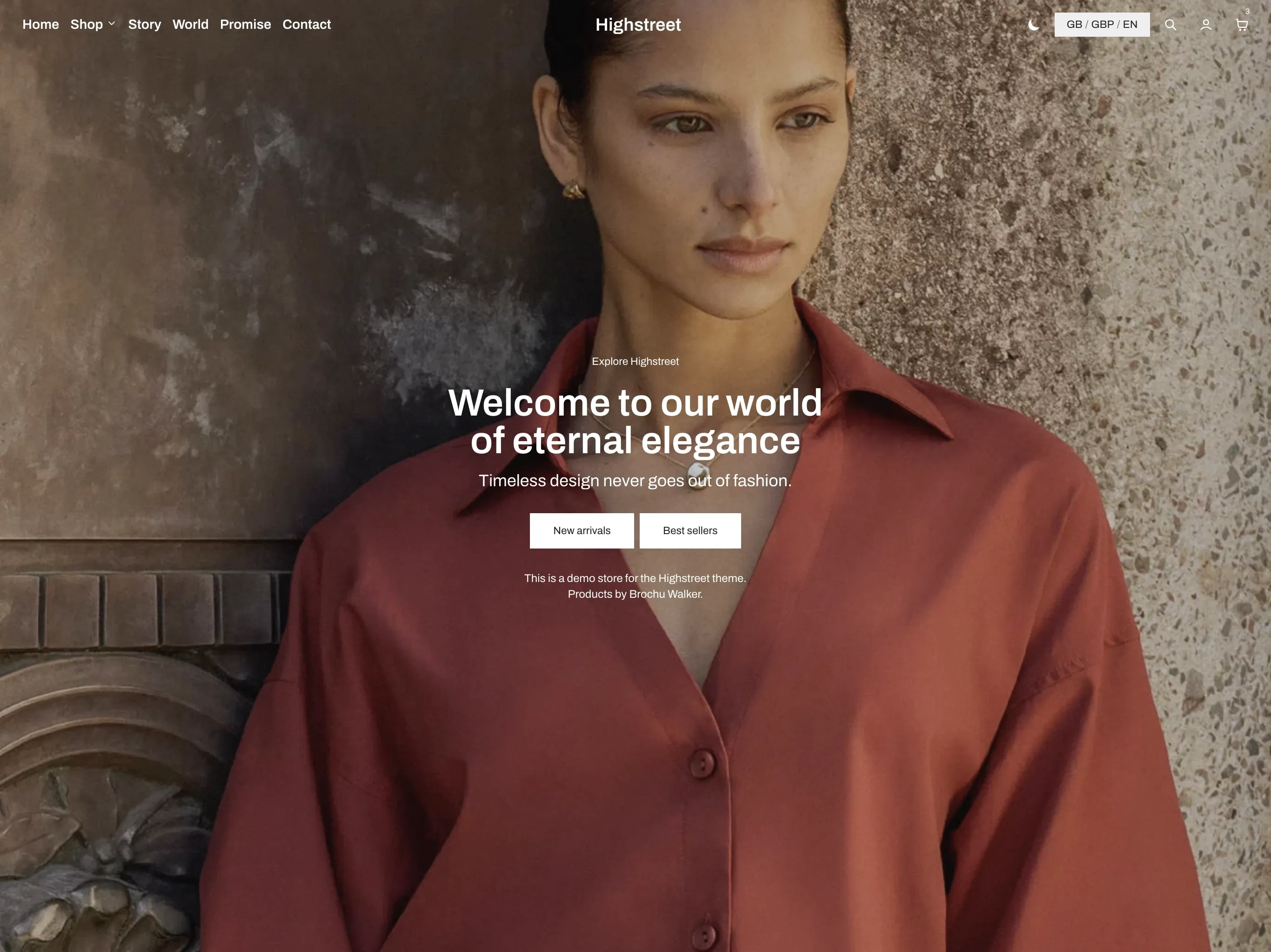 Highstreet theme for Shopify
